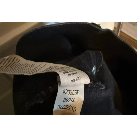 Spanx Ankle Straight Leg Black Wash Jeans 20355R - Picture 6 of 7